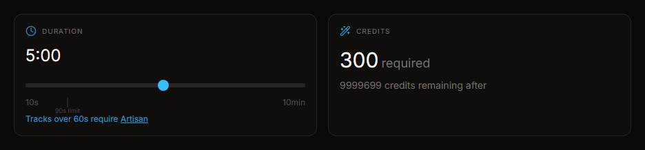 Duration Control